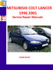 Thumbnail MITSUBISHI COLT, LANCER 1996 - 2001 SERVICE REPAIR MANUALS Thumbnail MITSUBISHI COLT, LANCER 1996 - 2001 SERVICE REPAIR MANUALS