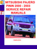 Thumbnail MITSUBISHI PAJERO PININ 2000 - 2003 SERVICE REPAIR MANUALS Thumbnail MITSUBISHI PAJERO PININ 2000 - 2003 SERVICE REPAIR MANUALS