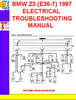 Thumbnail BMW Z3 (E36-7) 1996-1997 ELECTRICAL TROUBLESHOOTING MANUAL