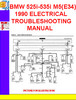 Thumbnail BMW 525i-535i M5(E34) 1989 - 1990 ELECTRICAL TROUBLESHOOTING Thumbnail BMW 525i-535i M5(E34) 1989 - 1990 ELECTRICAL TROUBLESHOOTING