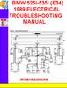 Thumbnail BMW 525i-535i (E34) 1988 - 1989 ELECTRICAL TROUBLESHOOTING M Thumbnail BMW 525i-535i (E34) 1988 - 1989 ELECTRICAL TROUBLESHOOTING M