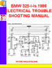 Thumbnail BMW 325-i-is 1988 ELECTRICAL TROUBLESHOOTING MANUAL Thumbnail BMW 325-i-is 1988 ELECTRICAL TROUBLESHOOTING MANUAL