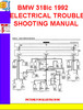 Thumbnail BMW 318ic 1992 ELECTRICAL TROUBLESHOOTING MANUAL Thumbnail BMW 318ic 1992 ELECTRICAL TROUBLESHOOTING MANUAL