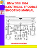 Thumbnail BMW 318i 1984 ELECTRICAL TROUBLESHOOTING MANUAL Thumbnail BMW 318i 1984 ELECTRICAL TROUBLESHOOTING MANUAL