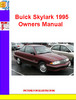 Thumbnail Buick Skylark 1995 Owners Manual