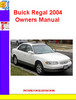 Thumbnail Buick Regal 2004 Owners Manual Thumbnail Buick Regal 2004 Owners Manual