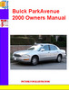 Thumbnail Buick ParkAvenue 2000 Owners Manual Thumbnail Buick ParkAvenue 2000 Owners Manual