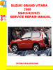 Thumbnail SUZUKI GRAND VITARA 2000 SQ416/420/625 SERVICE REPAIR MANUAL