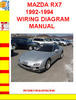 Thumbnail MAZDA RX7 1992-1994 WIRING DIAGRAM MANUAL