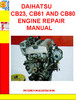 Thumbnail DAIHATSU CB23, CB61 AND CB80 ENGINE REPAIR MANUAL