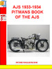 Thumbnail AJS 1933-1934 PITMANS BOOK OF THE AJS