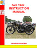 Thumbnail AJS 1939 INSTRUCTION MANUAL