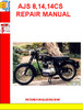Thumbnail AJS 8,14,14CS REPAIR MANUAL