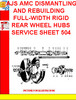 Thumbnail AJS AMC DISMANTLING AND REBUILDING FULL-WIDTH RIGID REAR WHE