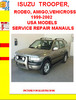 Thumbnail ISUZU  TROOPER, RODEO, AMIGO, VEHICROSS 1999-2002  USA Versi