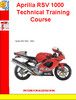 Thumbnail Aprilia RSV 1000 Technical Training Course Thumbnail Aprilia RSV 1000 Technical Training Course