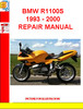 Thumbnail BMW R1100S 1993 - 2000  REPAIR MANUAL