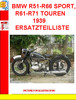 Thumbnail BMW R51-R66 SPORT, R61-R71 TOUREN 1939 ERSATZTEILLISTE