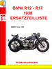 Thumbnail BMW R12 - R17 1938 ERSATZTEILLISTE