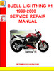 Thumbnail BUELL LIGHTNING X1 1999-2000 SERVICE REPAIR MANUAL