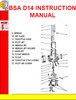 Thumbnail BSA D14 INSTRUCTION MANUAL Thumbnail BSA D14 INSTRUCTION MANUAL