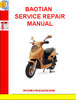 Thumbnail BAOTIAN SERVICE REPAIR MANUAL