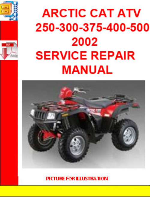 Product picture ARCTIC CAT ATV 250-300-375-400-500 2002  SERVICE REPAIR MANU