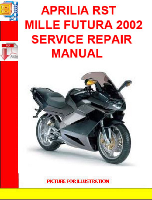 Product picture APRILIA RST MILLE FUTURA 2002 SERVICE REPAIR MANUAL