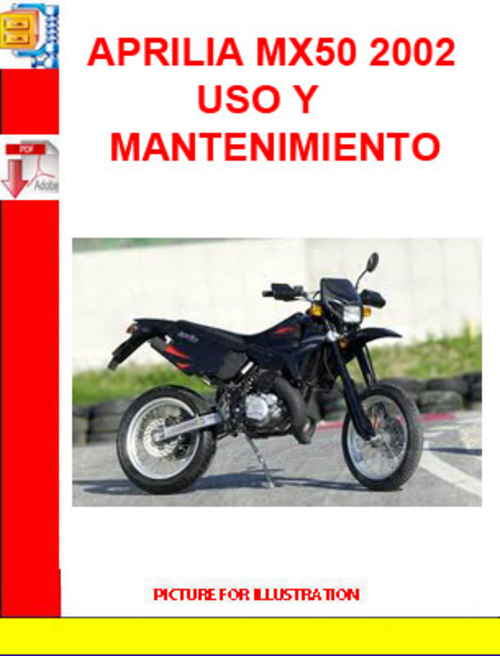 Product picture APRILIA MX50 2002 USO Y MANTENIMIENTO