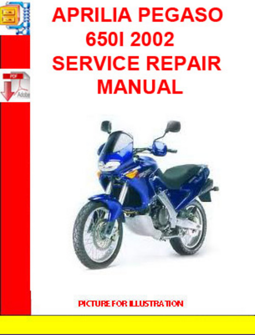 Product picture APRILIA PEGASO 650I 2002 SERVICE REPAIR MANUAL 