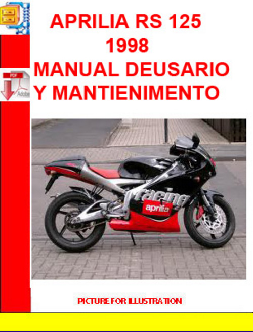 Product picture APRILIA RS 125 1998 MANUAL DE USARIO Y MANTIENIMENTO
