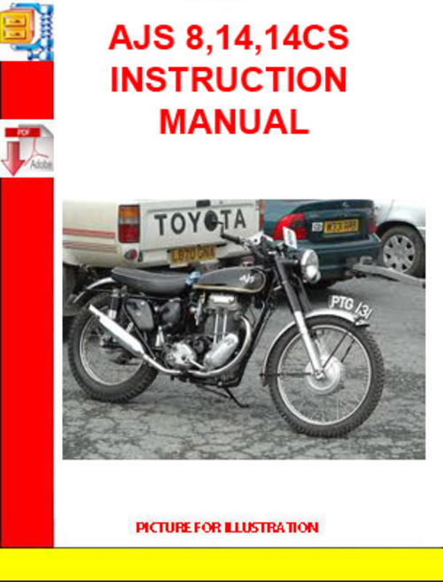 Product picture AJS 8,14,14CS INSTRUCTION MANUAL