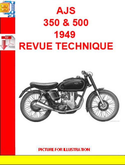Product picture AJS 350 & 500 1949 REVUE TECHNIQUE