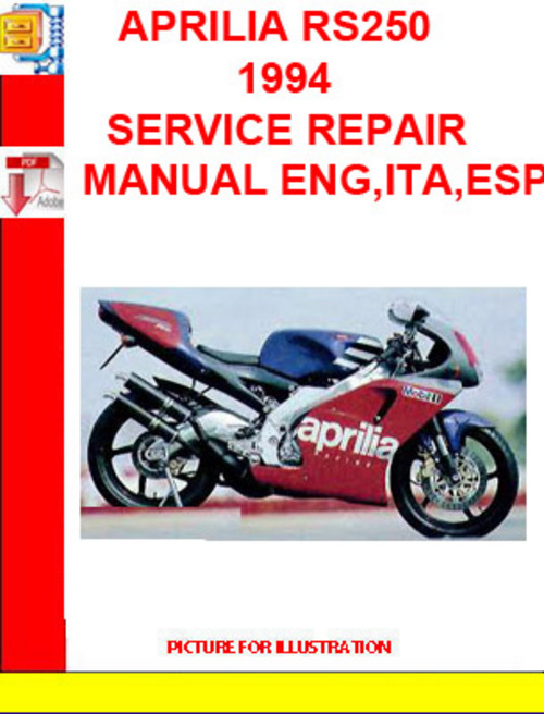 Product picture APRILIA RS250 1994  SERVICE REPAIR MANUAL ENG,ITA,ESP