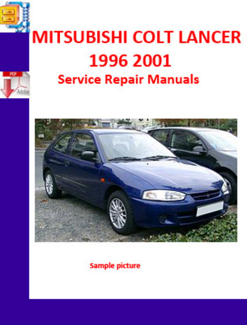 Product picture MITSUBISHI COLT, LANCER 1996 - 2001 SERVICE REPAIR MANUALS
