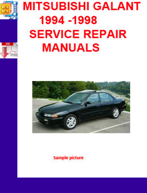 Product picture MITSUBISHI GALANT 1994 -1998 SERVICE REPAIR MANUALS