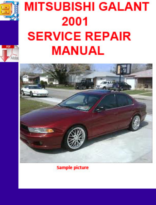 Product picture MITSUBISHI GALANT 2001 SERVICE REPAIR MANUAL