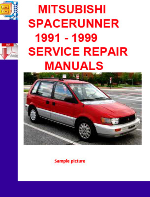 Product picture MITSUBISHI SPACERUNNER 1991 - 1999 SERVICE REPAIR MANUALS
