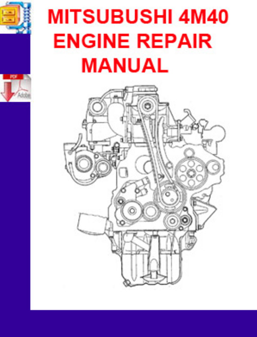 Product picture MITSUBUSHI 4M40 ENGINE REPAIR MANUAL