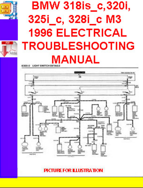 Product picture BMW 318is_c,320i, 325i_c, 328i_c M3 1996 ELECTRICAL TROUBLES