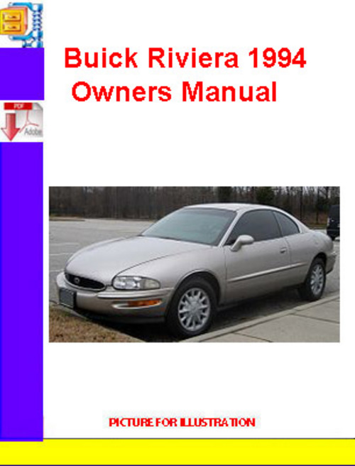 Product picture Buick Riviera 1994 Owners Manual