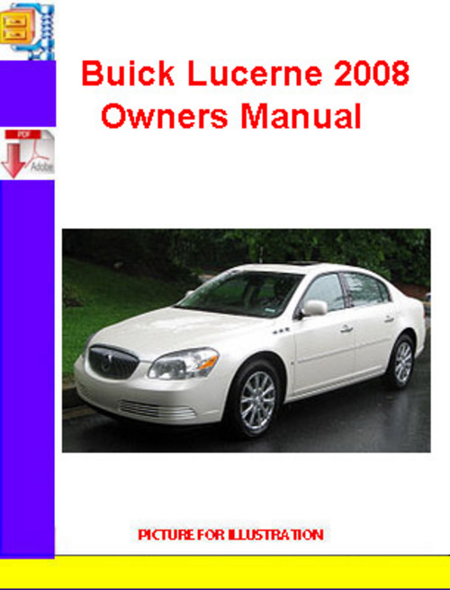 Product picture Buick Lucerne 2008 Owners Manual