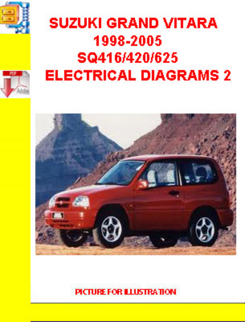 Product picture SUZUKI GRAND VITARA 1998-2005 SQ416/420/625 ELECTRICAL DIAGR