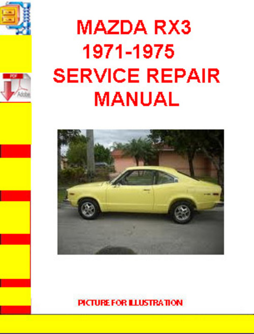 Product picture MAZDA RX3 1971-1975 SERVICE REPAIR MANUAL