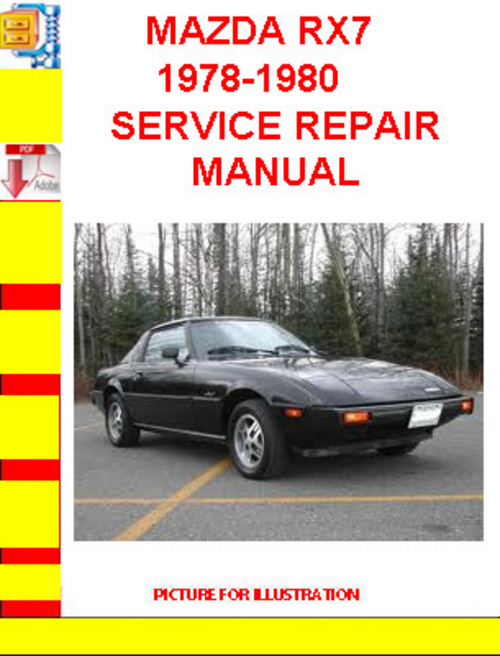 Product picture MAZDA RX7 1978-1980 SERVICE REPAIR MANUAL
