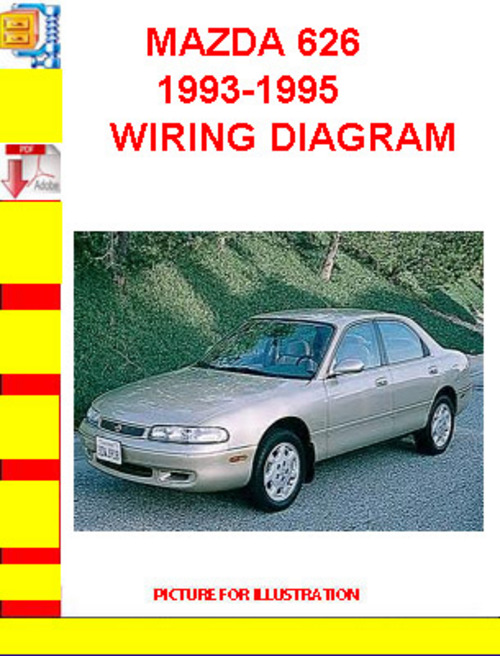 Product picture MAZDA 626 1993-1995 WIRING DIAGRAM