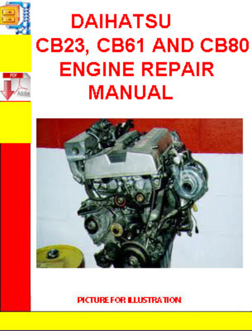 Product picture DAIHATSU CB23, CB61 AND CB80 ENGINE REPAIR MANUAL