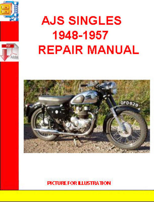 Product picture AJS SINGLES 1948-1957  REPAIR MANUAL 
