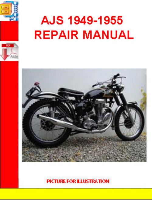 Product picture AJS 1949-1955 REPAIR MANUAL