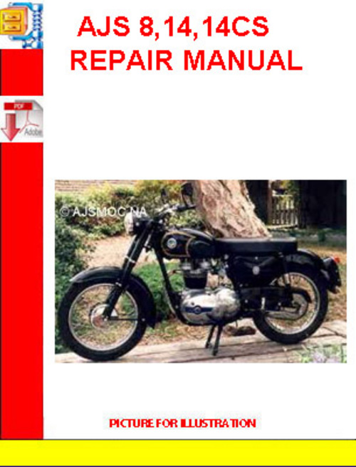 Product picture AJS 8,14,14CS REPAIR MANUAL
